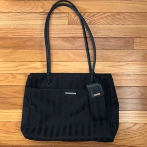 VTG 90s Nine West Fabric Shoulder Bag & phone case